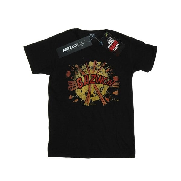 The Big Bang Theory Mens Bazinga Explosion T-Shirt - Black