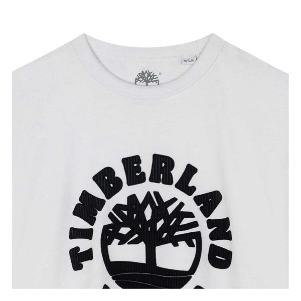 Timberland Childrens/Kids Crew Neck T-Shirt - White - 