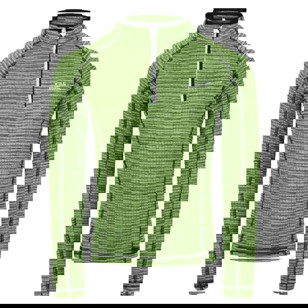 Regatta Childrens/Kids Berley Half Zip Long Sleeved Top - Jasmine Green - 