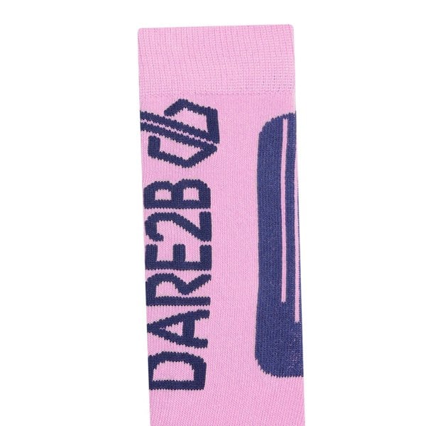 Dare 2B Childrens/Kids Performance Ski Socks - Orchid/Moonlight Denim