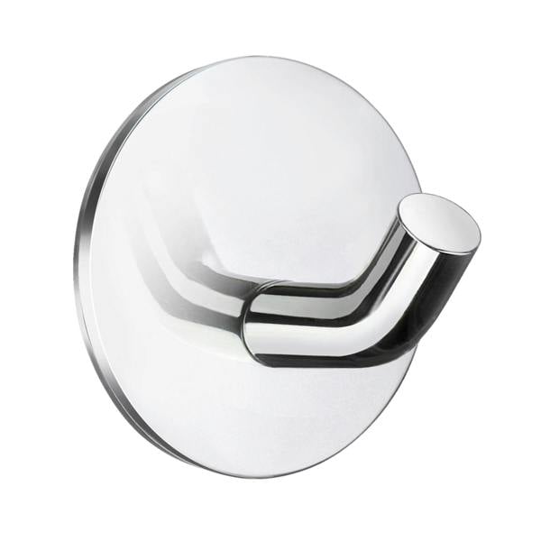 Polished chrome towel hook