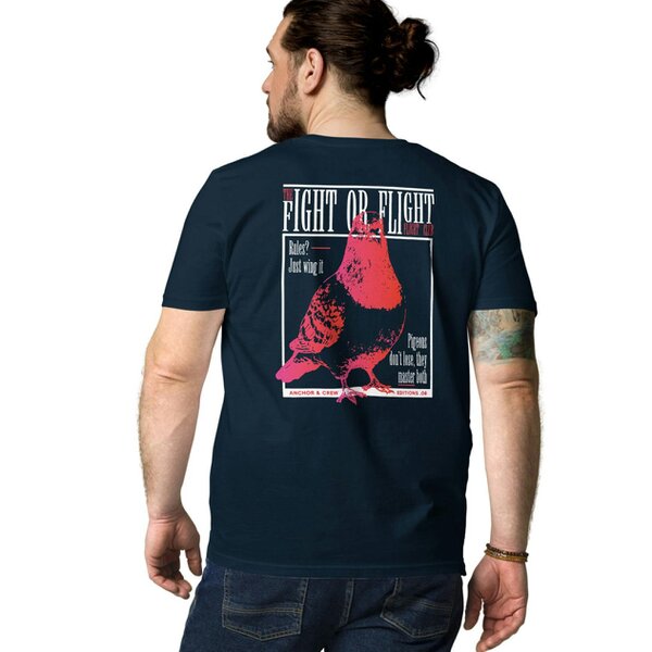 Anchor & Crew 08 Fight Or Flight Club EDITIONS Organic Cotton T-Shirt