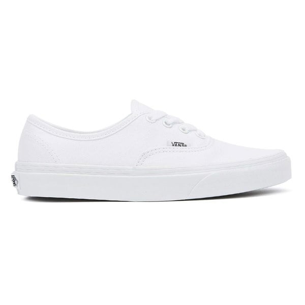 Vans White Canvas Authentic Mens Trainers
