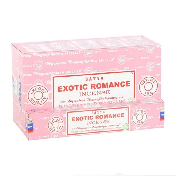 Serano 12 Packs of Satya Exotic Romance Incense Sticks