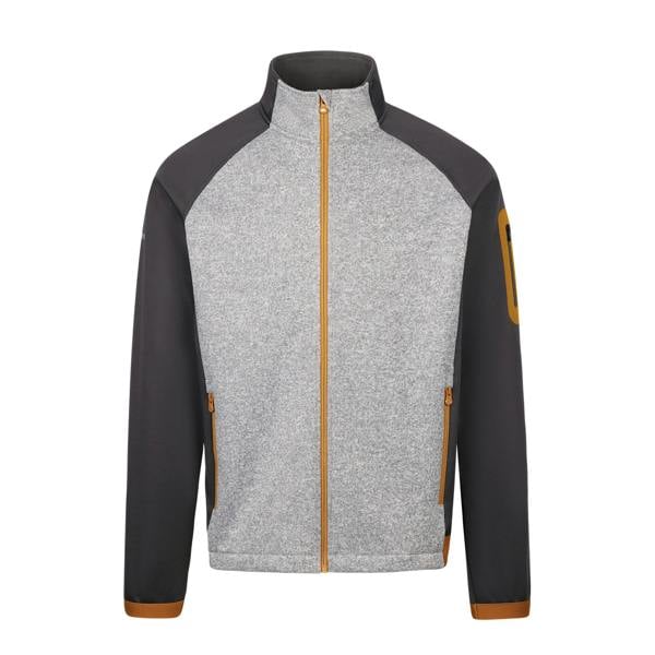 Trespass Mens AT300 Foxearth Full Zip Fleece Jacket - Grey Marl - 