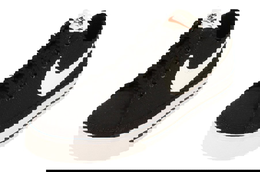 Nike Court Legacy Cnvs Mens Trainers Cw6539  002 - Black White 002 - Photo 0