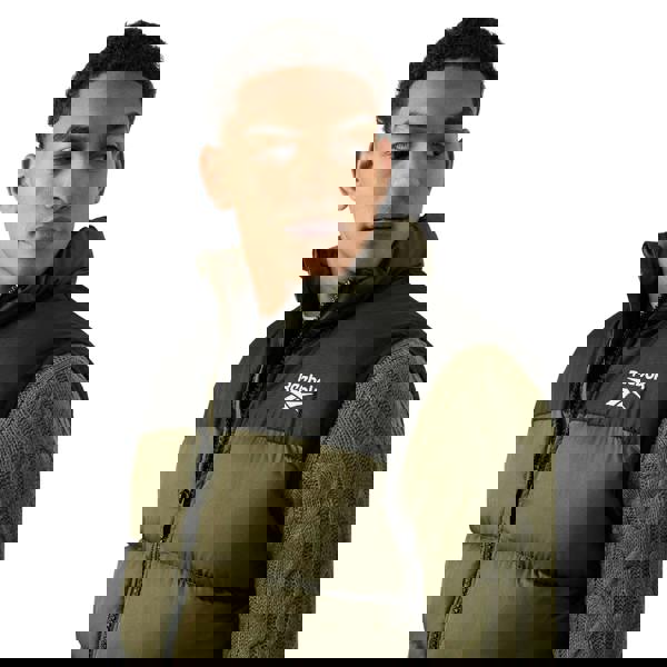 Reebok Mens Quilted Gilet - Olive - 