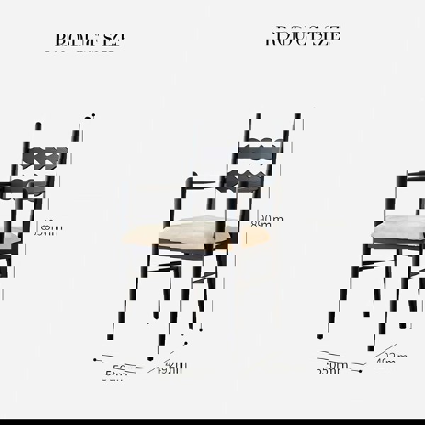 Jiro Dining Chair With Arms, Sold Wood-Rit Concept-Rit Concept