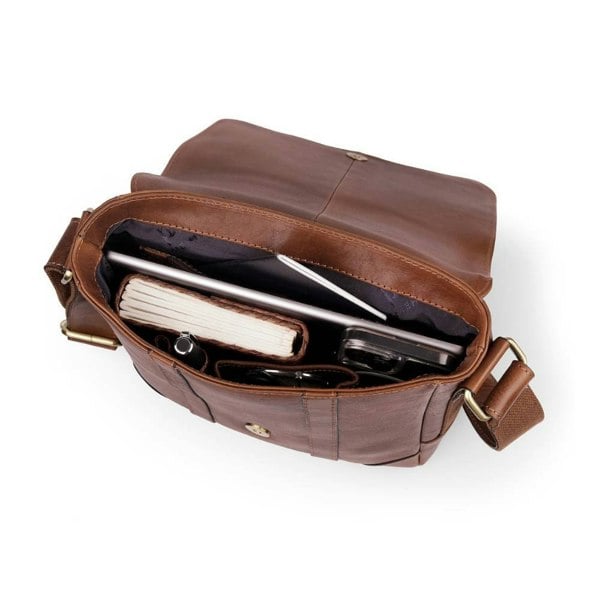 PRIMEHIDE Small Leather Messenger Bag - Ridgeback