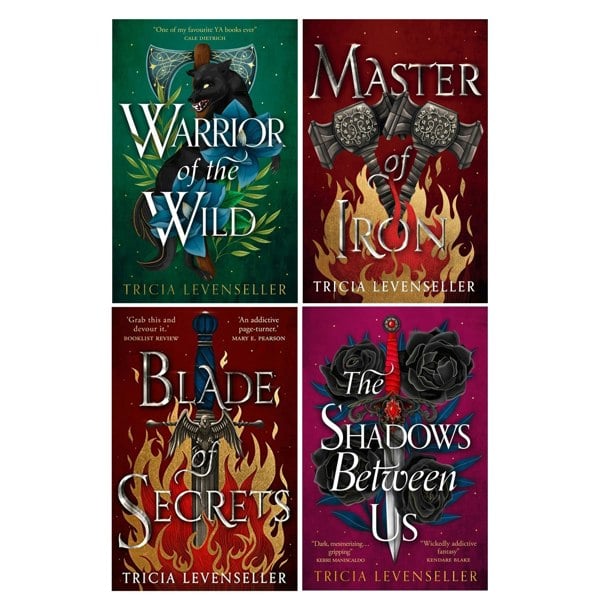 Levenseller 4 Book Set Blade of Secrets, Master of Iron, Warrior of the Wild, The Shadows Between Us