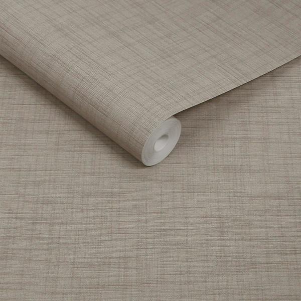 Abigail Ahern Weathered Linen Wallpaper | Stone