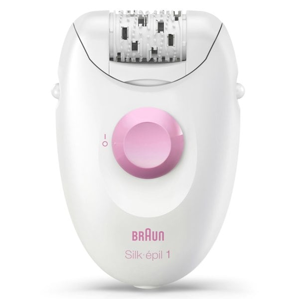 Braun Silk-epil 1 1-176 Epilator - White/Pink