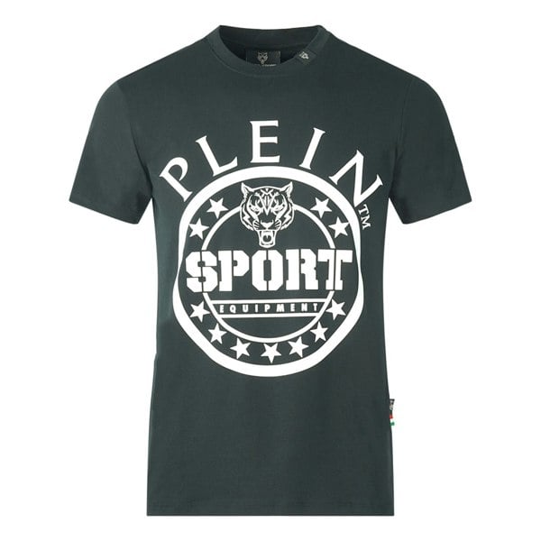 Plein Sport Large Circle Logo T-Shirt - Black