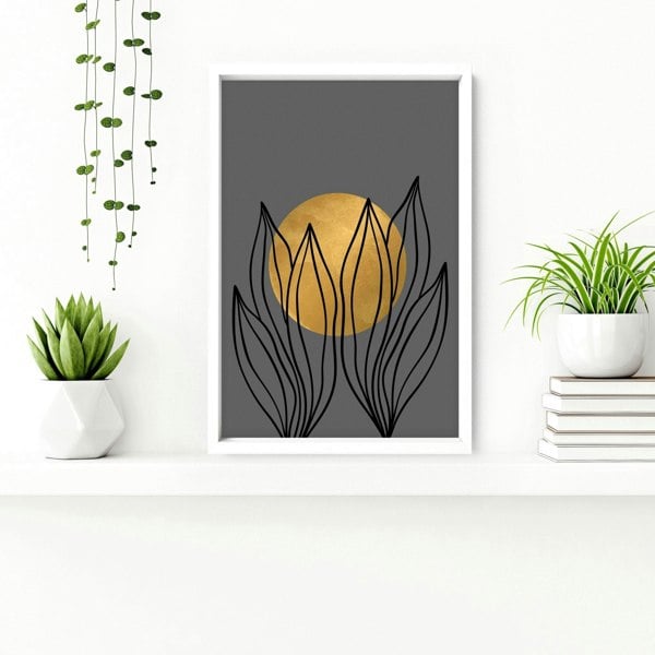 Botanical bathroom | set of 3 bathroom wall decor