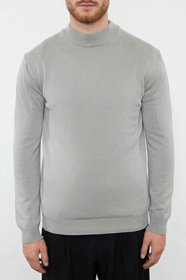 WOVCOR Half Turtleneck Knit Men's Sweater