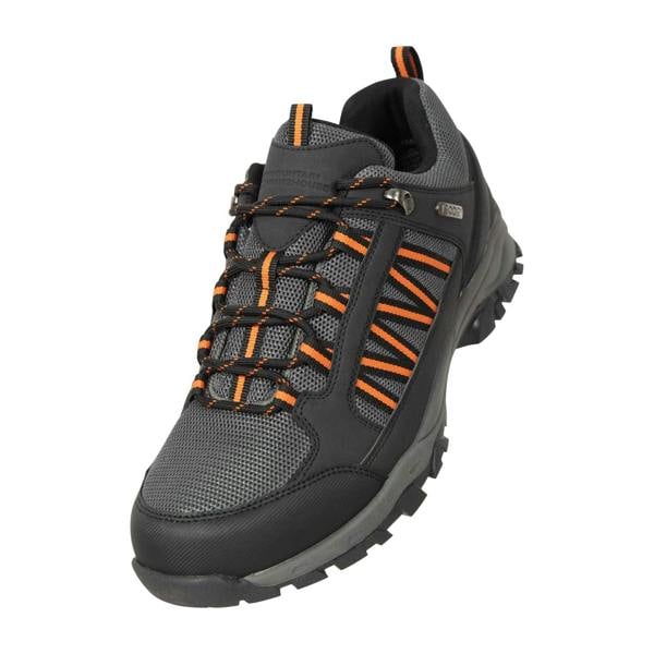 Mountain Warehouse Mens Path Waterproof Walking Shoes - Black - 