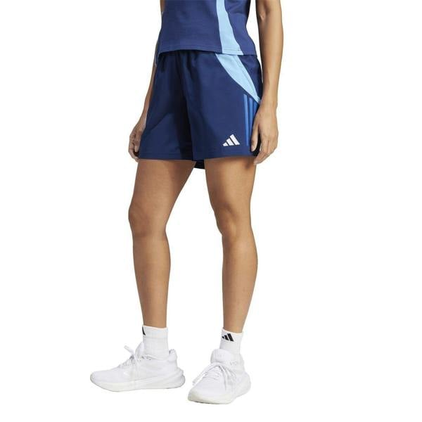 Adidas Womens/Ladies Tiro 24 Football Shorts - Navy Blue - 