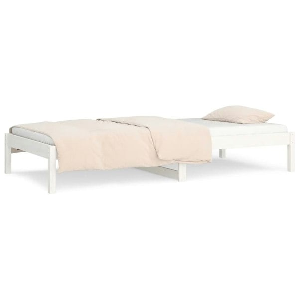 Berkfield Day Bed White 80x200 cm Solid Wood Pine