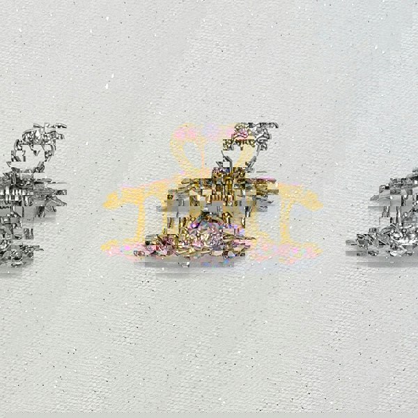 Hair Clamp in Pink Claw