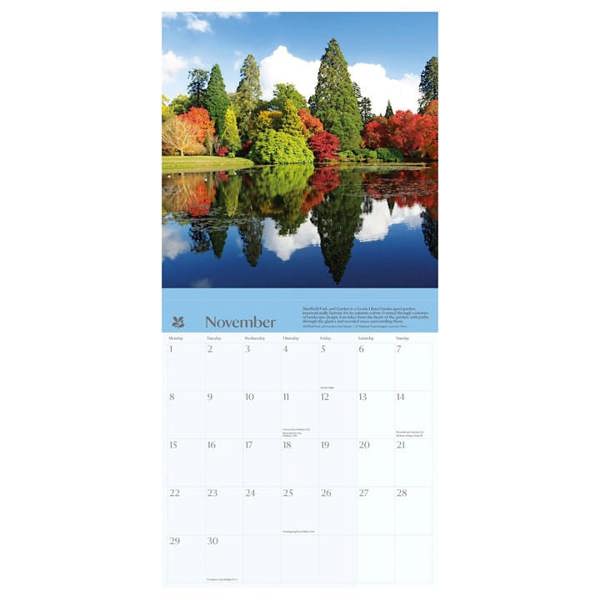 National Trust, Gardens Calendar 2027, Wall Calendars, Month To View, Lifestyle, Gift
