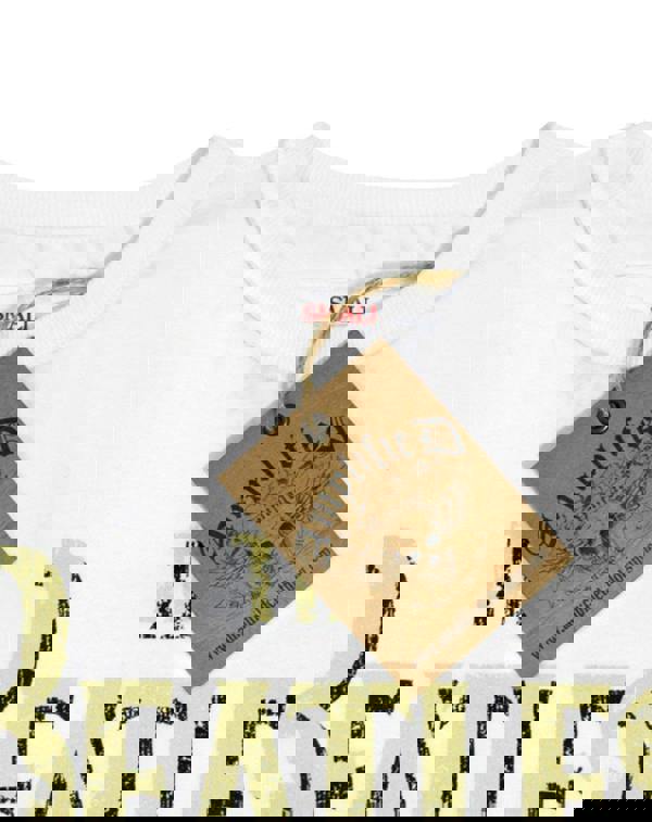 Amplified Clothing Womens White The Beatles Logo Short Sleeved T-Shirt