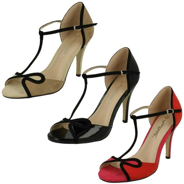 Anne Michelle Ladies Anne Michelle T-Bar Sandals