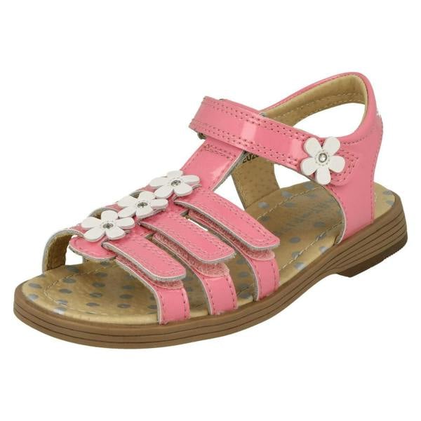 Start-rite Girls Startrite Flower Detailed Sandals Picnic