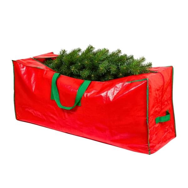 8.5ft Red Christmas Tree Storage Bag for Disassembled Artificial Trees image 1