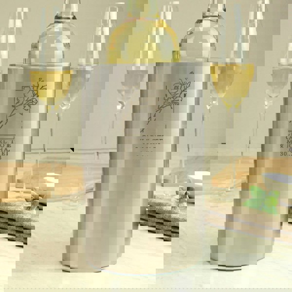 Personalised Memento Company Personalised Botanical Wine Cooler