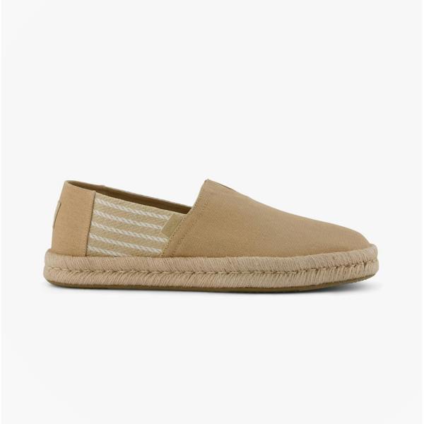 Toms ALPARGATA ROPE 2.0 Espadrille Shoes in Light Brown