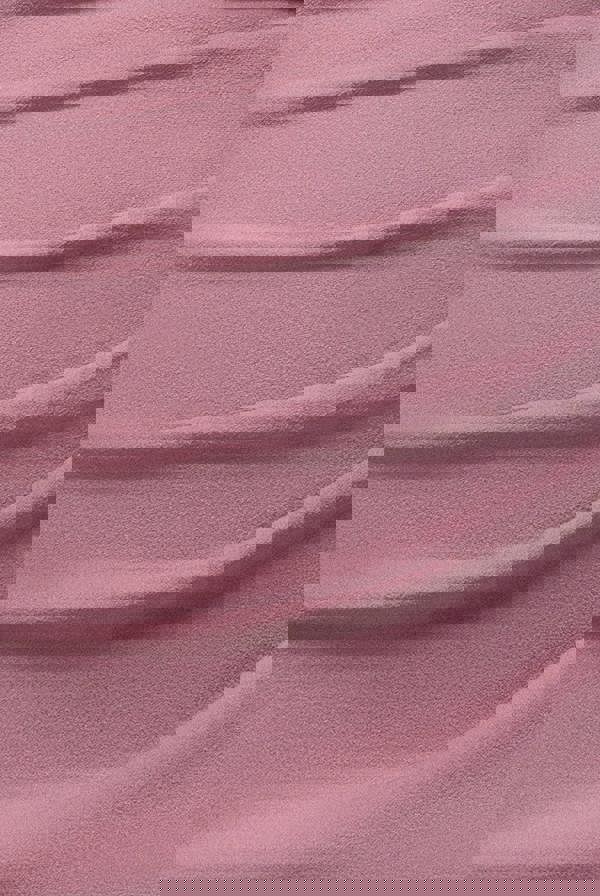 Lurex Pleated Bardot One Shoulder Cape Maxi Dress - Blush Pink DR4984QZ