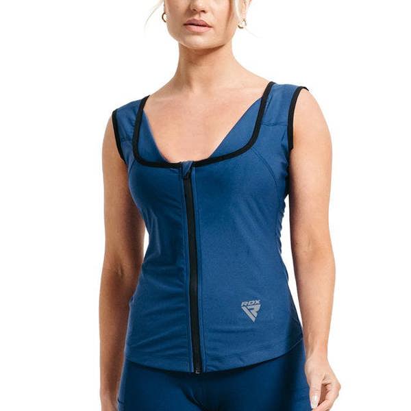 RDX Sports SWEAT VEST WOMEN'S W2 NAVY BLUE