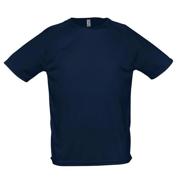 SOLS Mens Sporty Short Sleeve Performance T-Shirt - French Navy