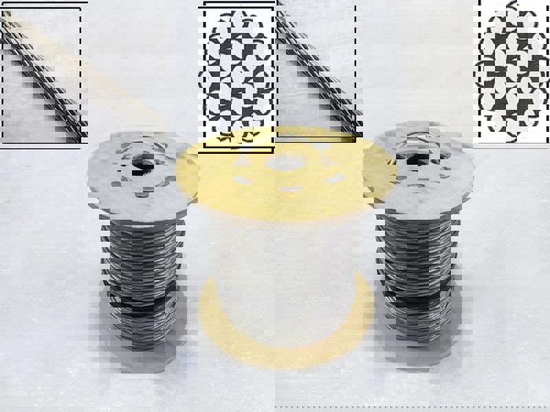 Stainless Steel Wire Rope Cable 1.5MM 1x19 (100M Reel 1 x 19 Rigging Marine)