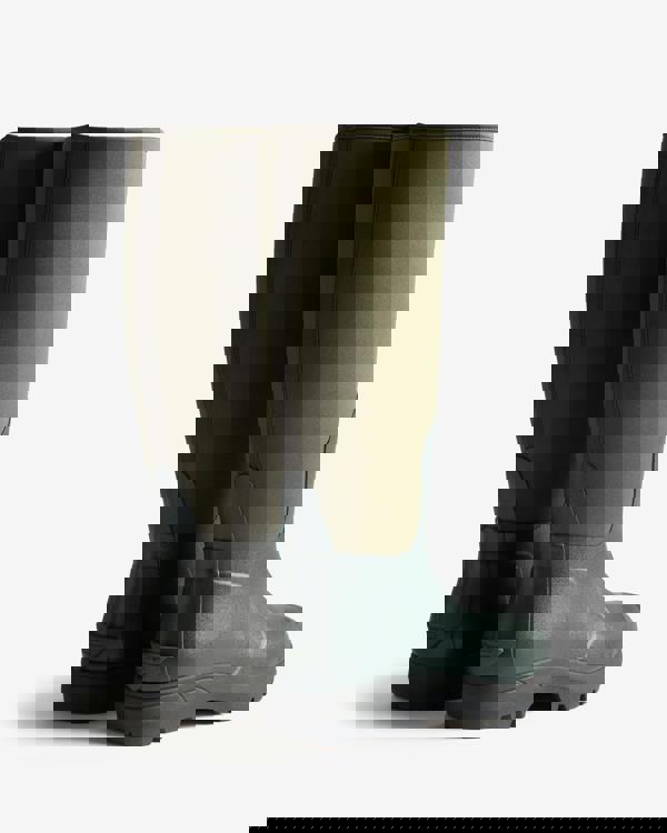 Hunter Unisex Balmoral Neoprene Tall Boot - Dark Olive/Black | CHO | Designer Unisex Tall Wellies