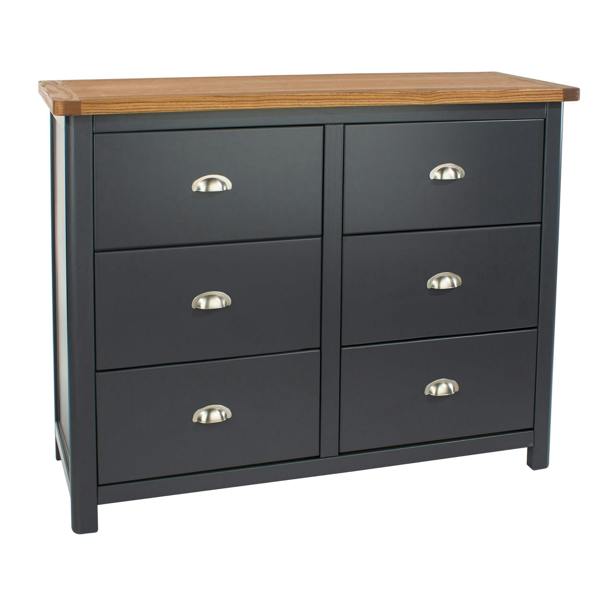 Core Products Dunkeld 3 + 3 Wide Chest of Drawers