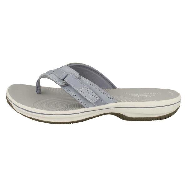 Clarks Ladies Clarks Toe Post Sandals Brinkley Sea