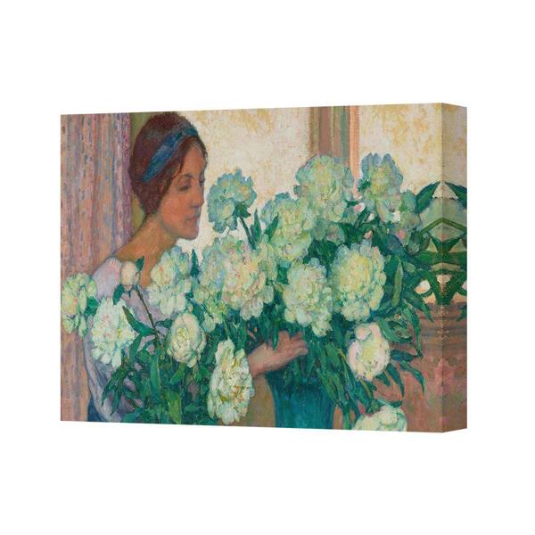 Benjamin Tate Design Hydrangea Bouquet Canvas Art Print CANVAS1655 Portrait Gallery Wrapped UK Made