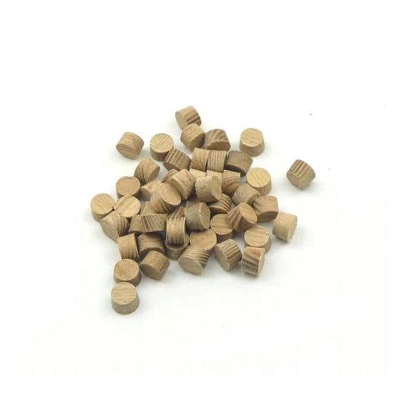 10mm Ash Flat Head Cross Grain Plug