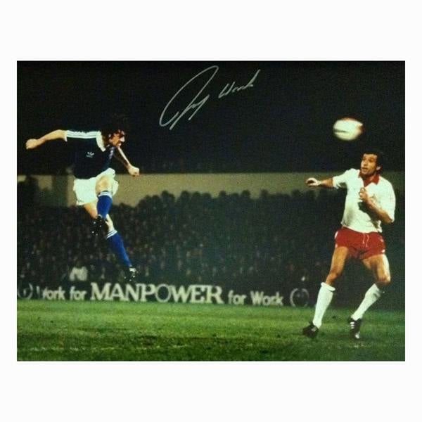 John Wark Signed Ipswich photo. — Unframed