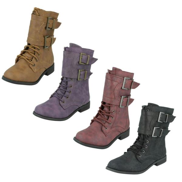 Spot On Girls Spot On Boots With Buckle Design