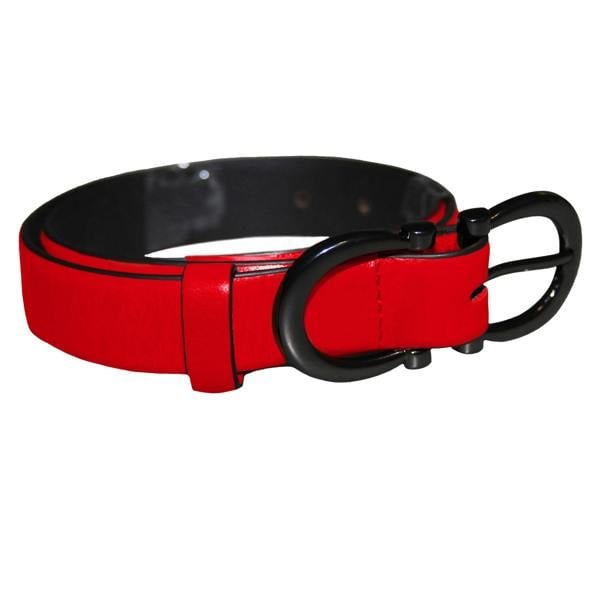 Eastern Counties Leather Womens Feature Buckle Belt - Red
