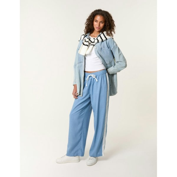 Blue Vanilla Side Stripe Trouser