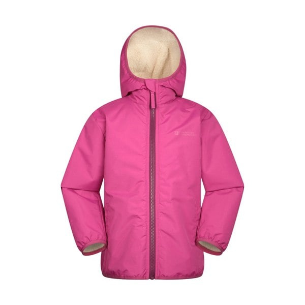 Mountain Warehouse Kids Robin Borg Lined Water Resistant Jacket - Berry