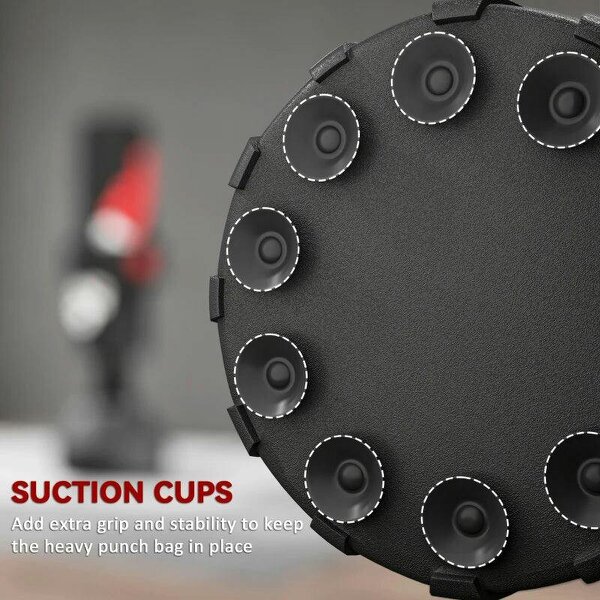 6ft Heavy Boxing Bag with Stand and Suction Cup Base