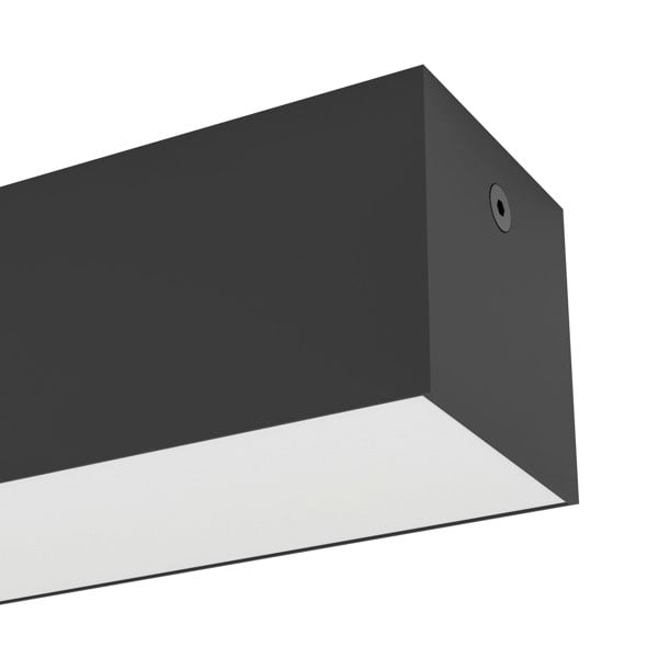EGLO Salitta LED Extended Surface-Mounted Light Black