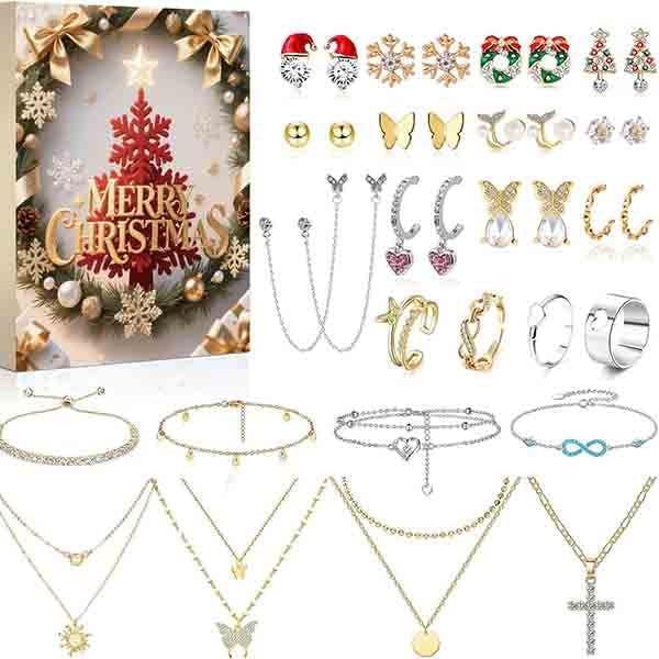 Leaper Christmas Jewellery Countdown Calendar