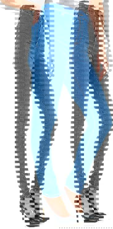 Smart Living Women's Classic Skinny Fit Denim Jeans - Mid Wash