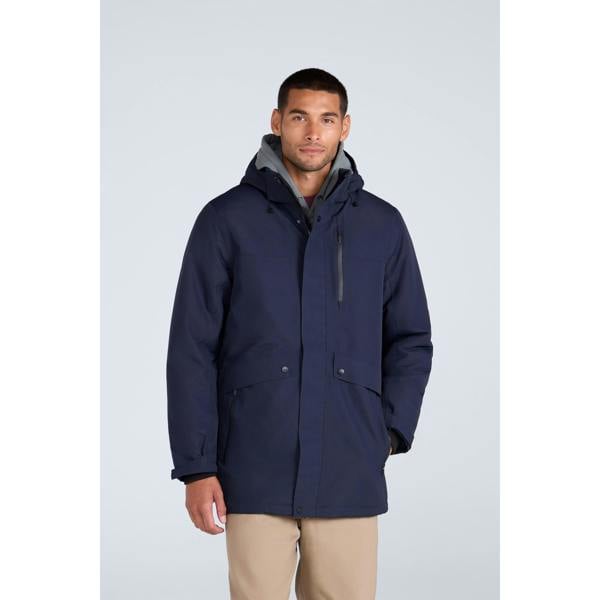 Animal Mens Lisbon Waterproof Parka - Navy - 
