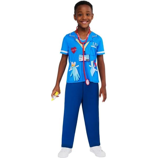 Bristol Novelty Childrens/Kids Nurse Costume Set - Blue - 